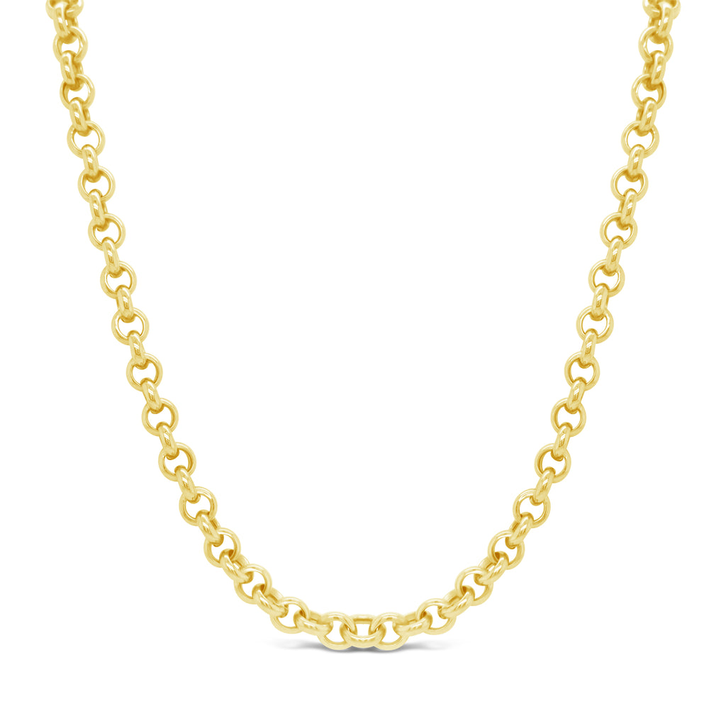 14k Yellow Gold Rolo Chain