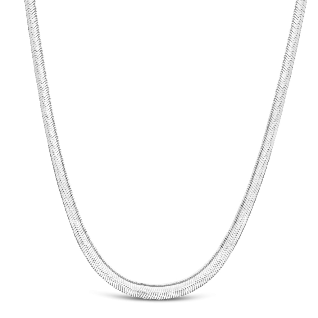 Silver Herringbone Chain 5mm