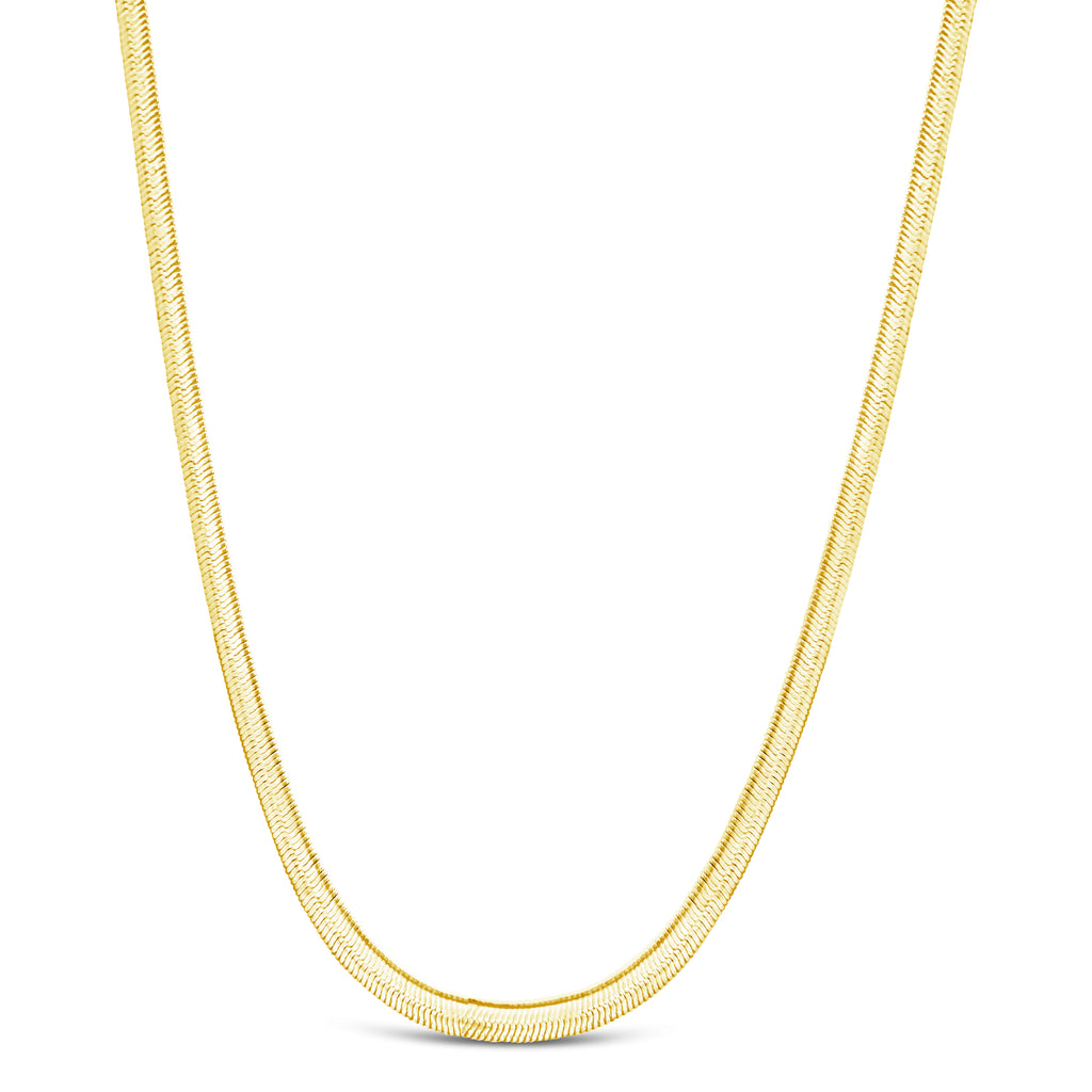 14k Yellow Gold Herringbone Chain 1.8mm