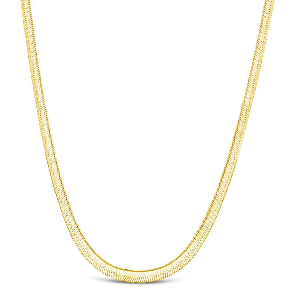 14k Yellow Gold Herringbone Chain 2.7mm