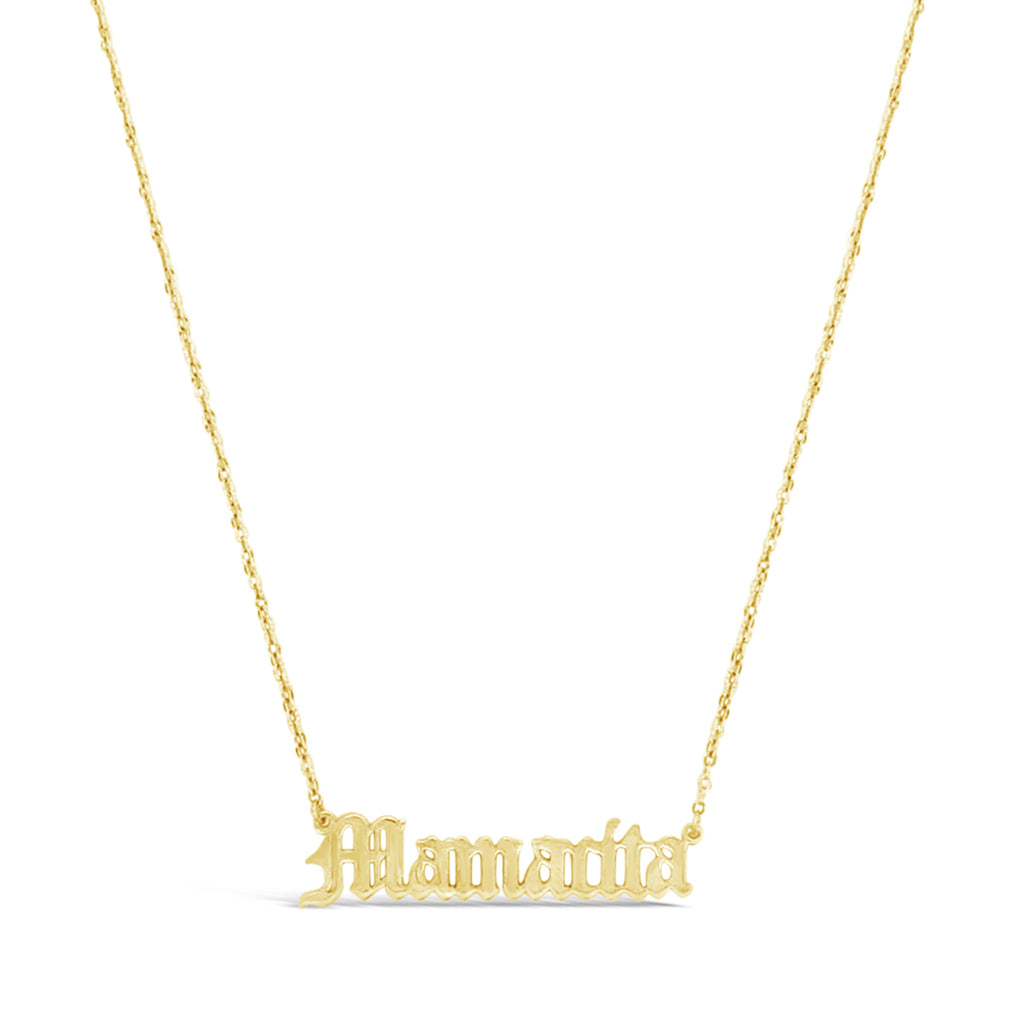 14K Yellow Gold "Mamacita" Necklace