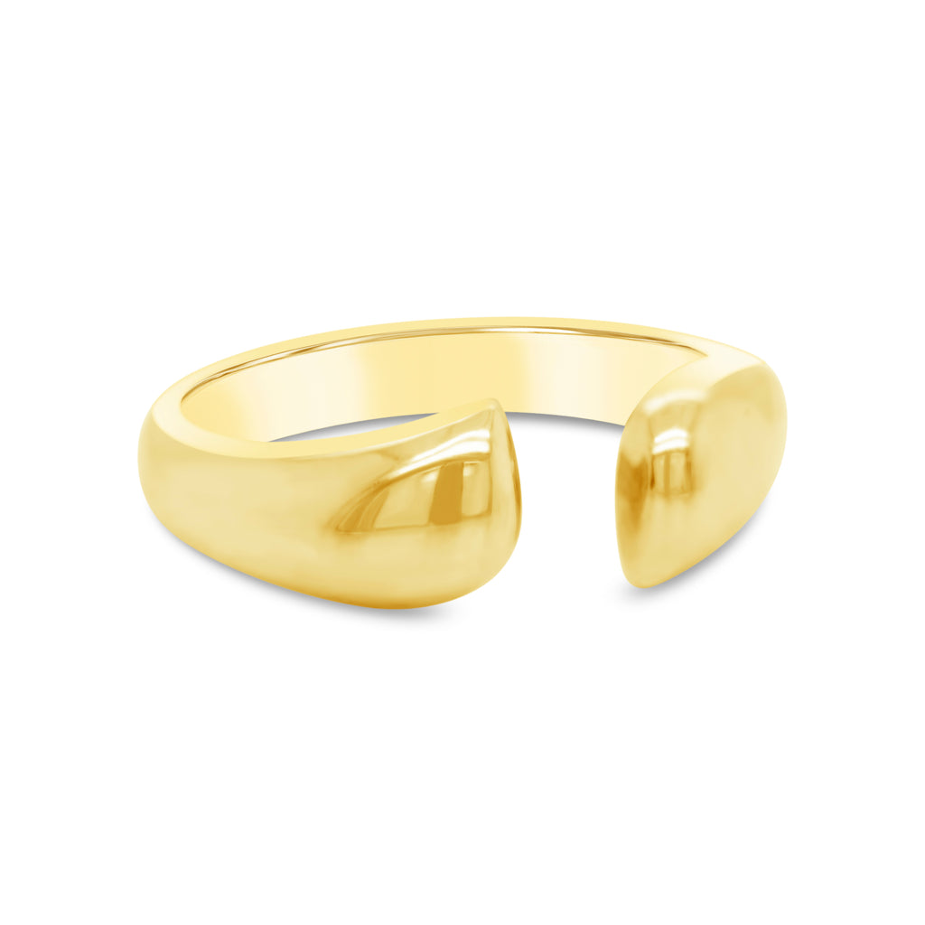 14k Yellow Gold Open Sculpted Ring