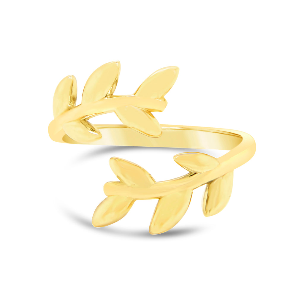 14k Yellow Gold Open Vine Ring