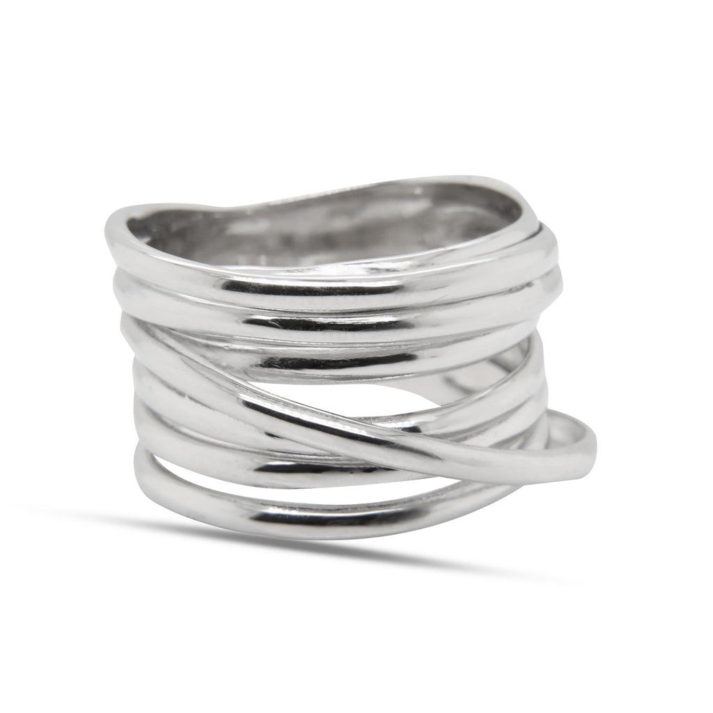 Wrapped Up Silver Ring