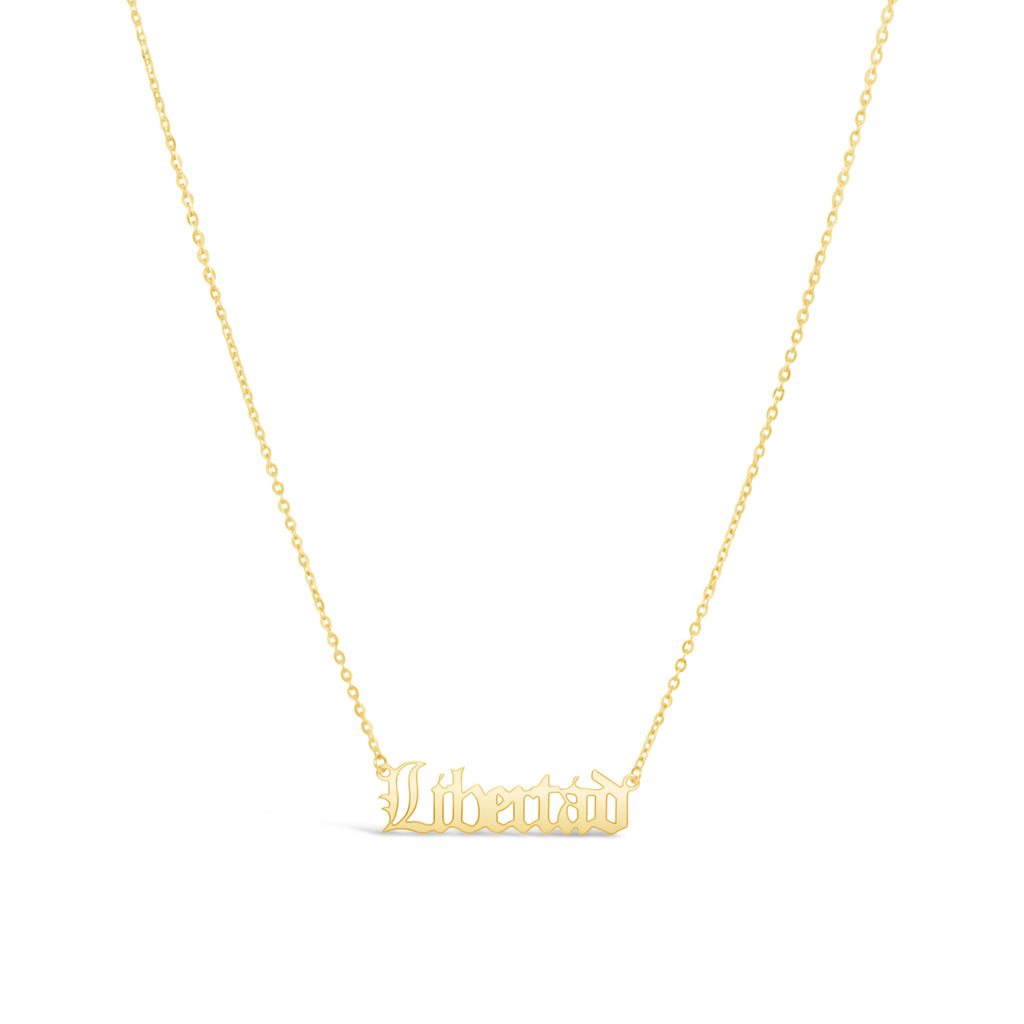 14K Yellow Gold "Libertad" Necklace