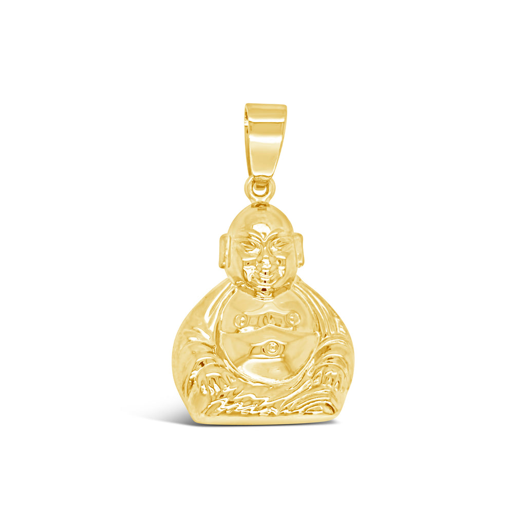 14k Yellow Gold Buddha Pendant