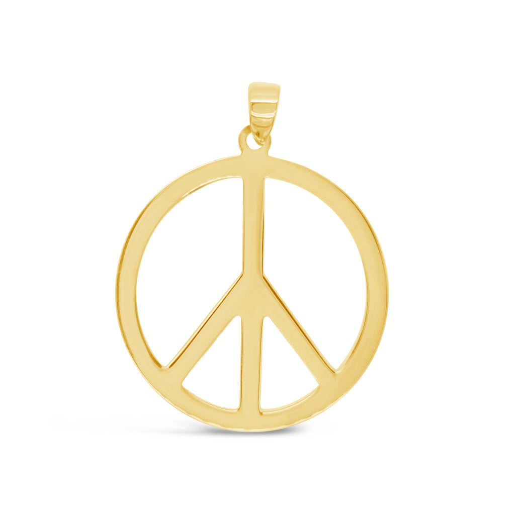 14k Yellow Gold La Paz "Peace" Pendant