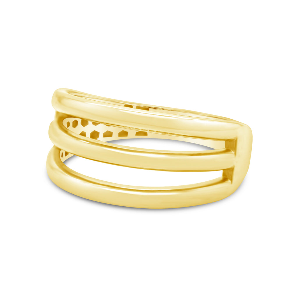 14k Yellow Gold Triple Band Ring